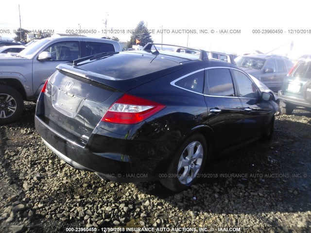 5J6TF2H52AL016363 - 2010 HONDA ACCORD CROSSTOUR EXL BLACK photo 4