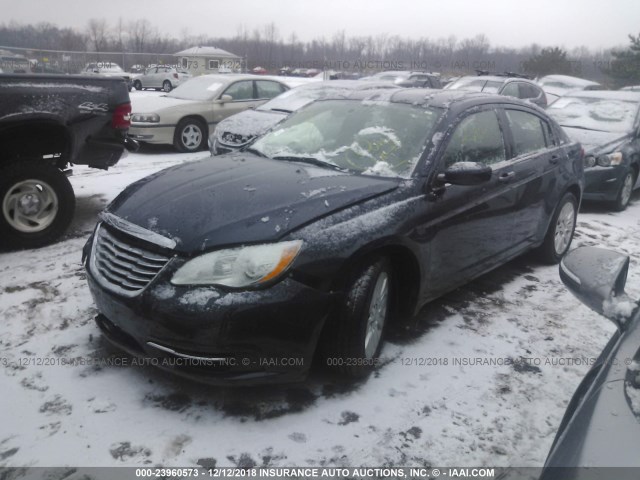 1C3CCBAB5EN125333 - 2014 CHRYSLER 200 LX BLUE photo 2