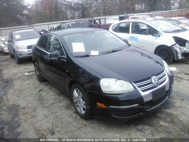 3VWEF71K97M161674 - 2007 VOLKSWAGEN JETTA WOLFSBURG 黑色 照片 1