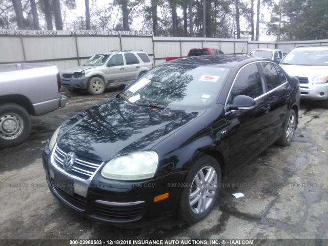 3VWEF71K97M161674 - 2007 VOLKSWAGEN JETTA WOLFSBURG 黑色 照片 2