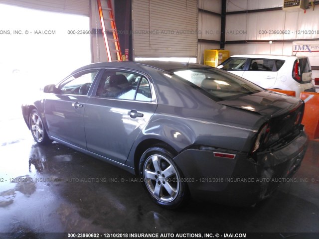 1G1ZH57B98F229539 - 2008 CHEVROLET MALIBU 1LT GRAY photo 3