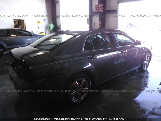 1G1ZH57B98F229539 - 2008 CHEVROLET MALIBU 1LT GRAY photo 4