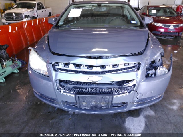 1G1ZH57B98F229539 - 2008 CHEVROLET MALIBU 1LT GRAY photo 6
