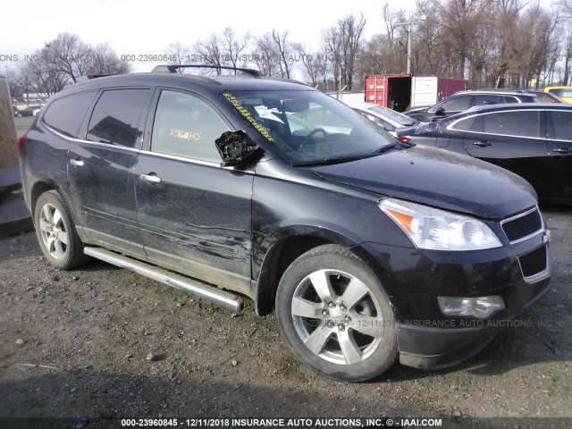 1GNKRGED4BJ414471 - 2011 CHEVROLET TRAVERSE LT GRAY photo 1