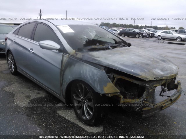 5NPEC4AB1BH317585 - 2011 HYUNDAI SONATA SE/LIMITED SILVER photo 1