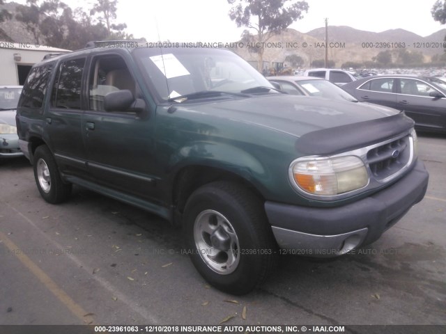 1FMZU63E41ZA26972 - 2001 FORD EXPLORER XLT GREEN photo 1