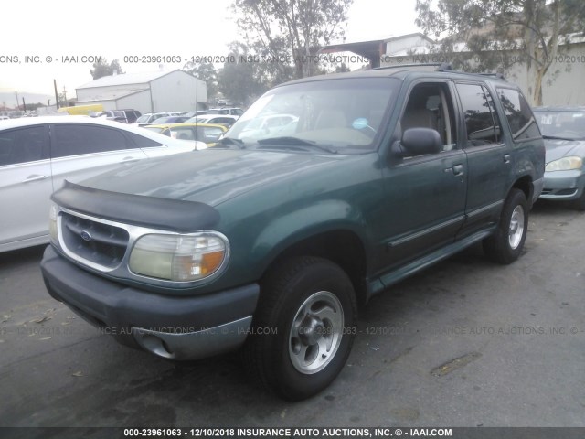 1FMZU63E41ZA26972 - 2001 FORD EXPLORER XLT GREEN photo 2