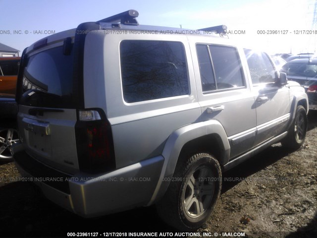 1J8HG58T29C517864 - 2009 JEEP COMMANDER LIMITED SILVER photo 4