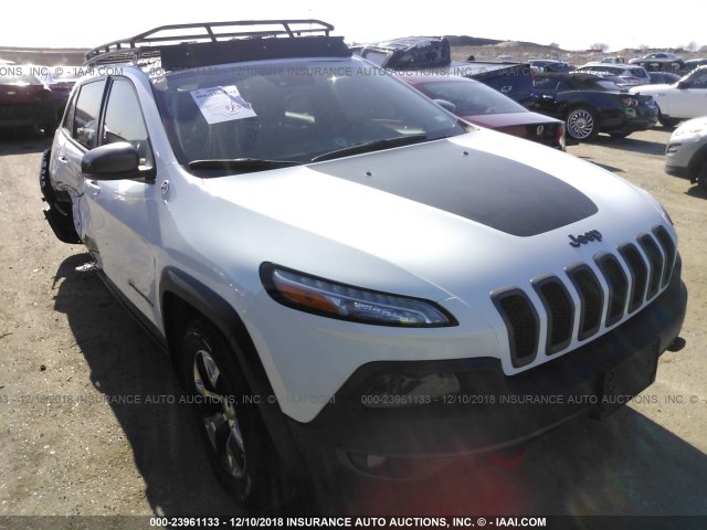 1C4PJMBS3EW142204 - 2014 JEEP CHEROKEE TRAILHAWK 白色 照片 1