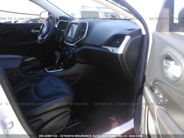 1C4PJMBS3EW142204 - 2014 JEEP CHEROKEE TRAILHAWK 白色 照片 5