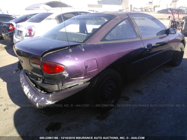 3G1JC1246WS854342 - 1998 CHEVROLET CAVALIER RS PURPLE photo 4