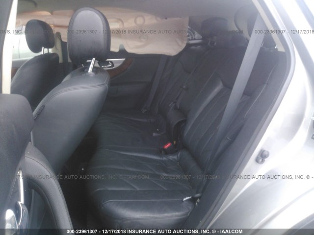 JN8AS1MW8AM856602 - 2010 INFINITI FX35 GRAY photo 8