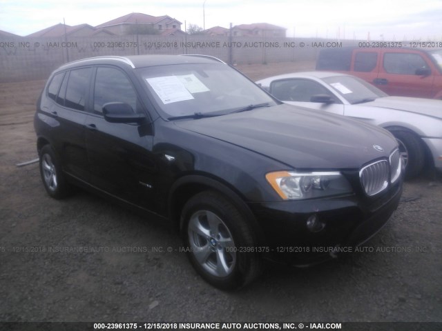 5UXWX5C51CL724095 - 2012 BMW X3 XDRIVE28I BLACK photo 1
