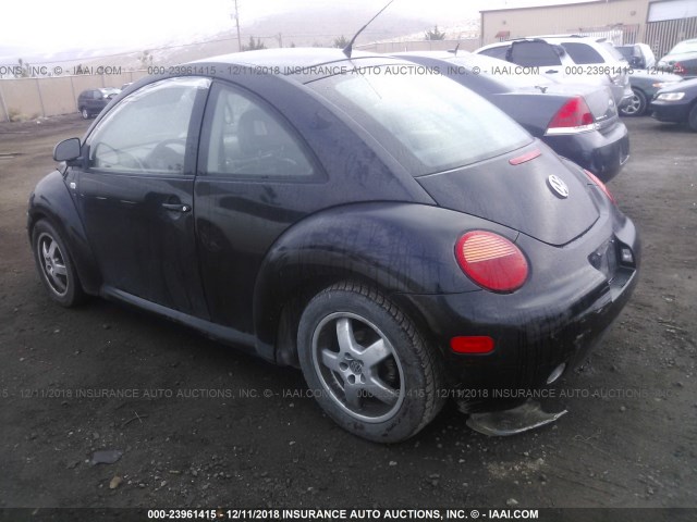 3VWDD21C2YM467758 - 2000 VOLKSWAGEN NEW BEETLE GLX 黑色 照片 3