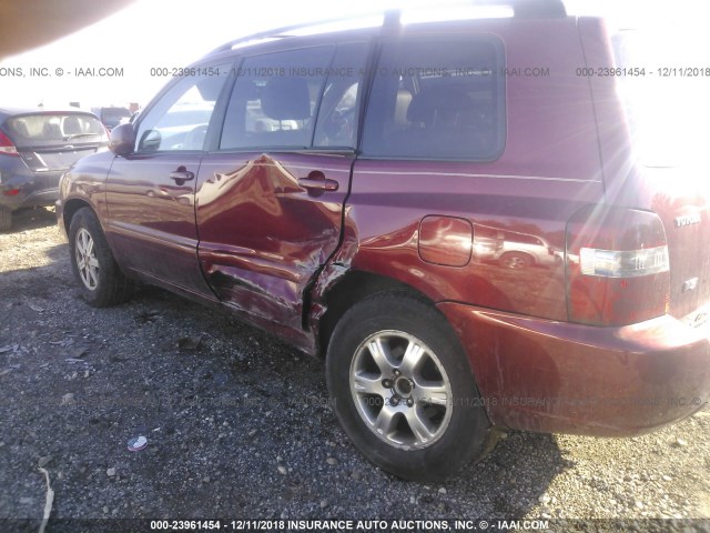 JTEGP21A640021935 - 2004 TOYOTA HIGHLANDER LIMITED BURGUNDY photo 6