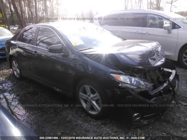 4T1BF1FK8CU191150 - 2012 TOYOTA CAMRY SE/LE/XLE BLUE photo 1