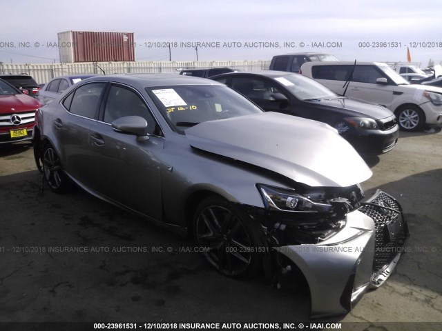 JTHBA1D29J5076424 - 2018 LEXUS IS 300 GRAY photo 1