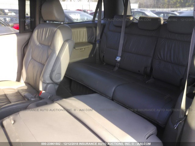 5FNRL38609B012303 - 2009 HONDA ODYSSEY EXL GRAY photo 8