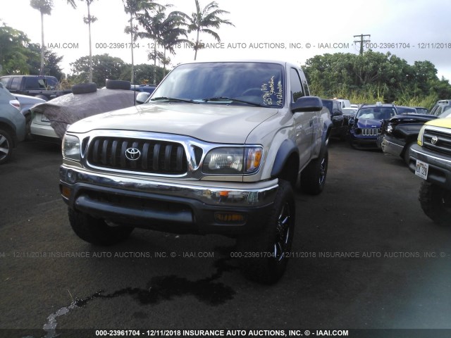 5TEWM72N73Z249061 - 2003 TOYOTA TACOMA XTRACAB BROWN photo 2