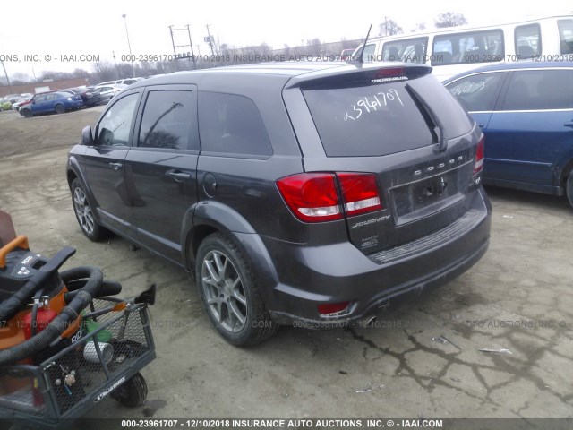 3C4PDCEG7GT178947 - 2016 DODGE JOURNEY R/T GRAY photo 3