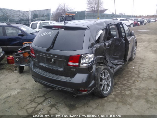 3C4PDCEG7GT178947 - 2016 DODGE JOURNEY R/T GRAY photo 4