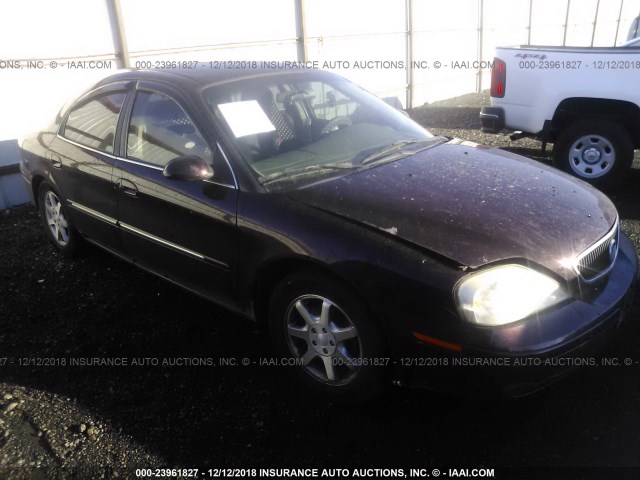 1MEFM53U71G621267 - 2001 MERCURY SABLE LS MAROON photo 1