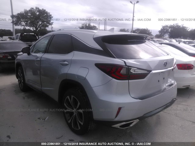 2T2ZZMCAXKC121356 - 2019 LEXUS RX 350/BASE/F SPORT SILVER photo 3