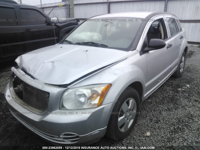 1B3HB28A19D152950 - 2009 DODGE CALIBER SE SILVER photo 2