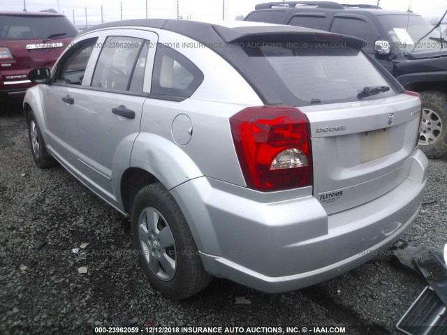 1B3HB28A19D152950 - 2009 DODGE CALIBER SE SILVER photo 3