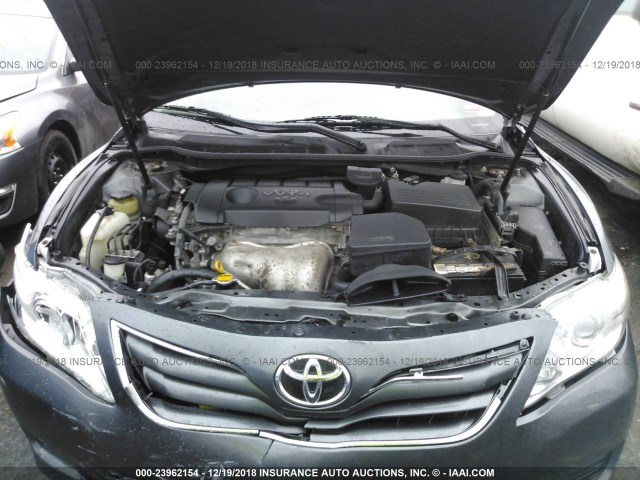 4T1BF3EK2BU661636 - 2011 TOYOTA CAMRY SE/LE/XLE GRAY photo 10