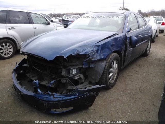 2G4WC582861159474 - 2006 BUICK LACROSSE CX BLUE photo 2