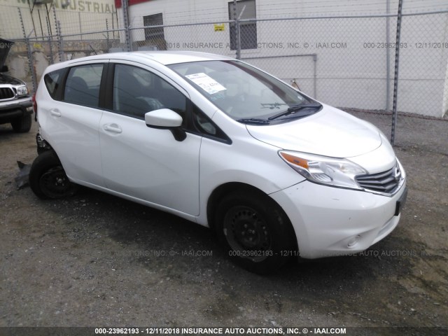 3N1CE2CP7FL383016 - 2015 NISSAN VERSA NOTE S/S PLUS/SV/SL/SR WHITE photo 1