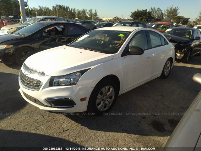 1G1PC5SH8G7179906 - 2016 CHEVROLET CRUZE LIMITED LS WHITE photo 2