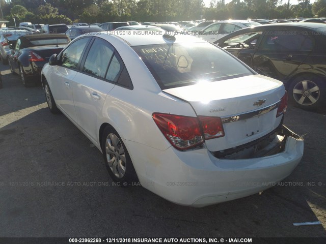 1G1PC5SH8G7179906 - 2016 CHEVROLET CRUZE LIMITED LS WHITE photo 3