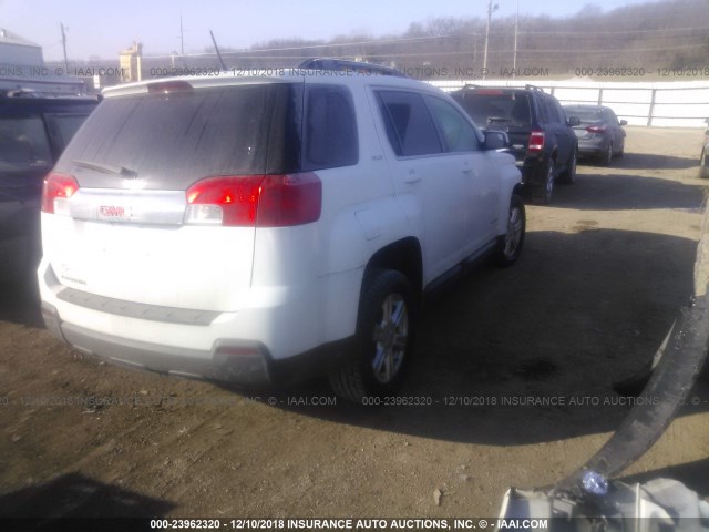 2GKALREK3E6163707 - 2014 GMC TERRAIN SLE WHITE photo 4