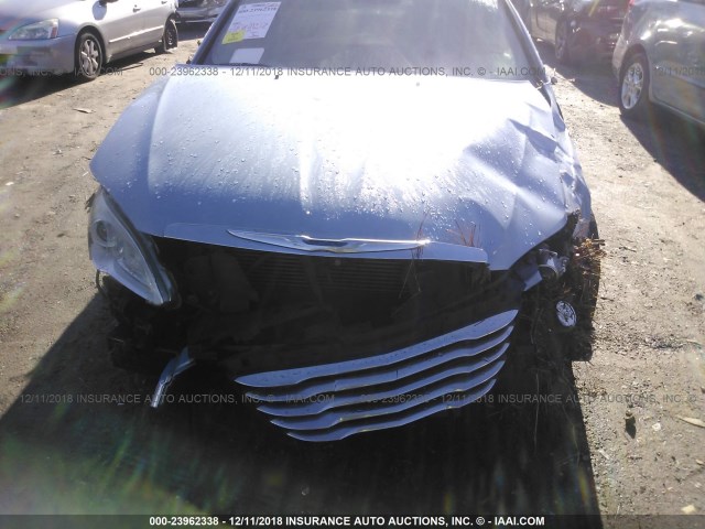 1C3CCBAB3DN670946 - 2013 CHRYSLER 200 LX 浅蓝色 照片 6