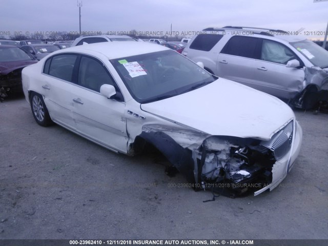 1G4HD57M19U150827 - 2009 BUICK LUCERNE CXL WHITE photo 1