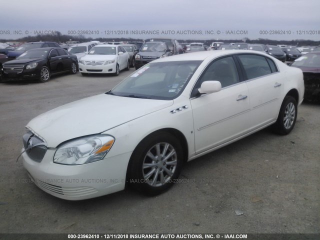 1G4HD57M19U150827 - 2009 BUICK LUCERNE CXL WHITE photo 2