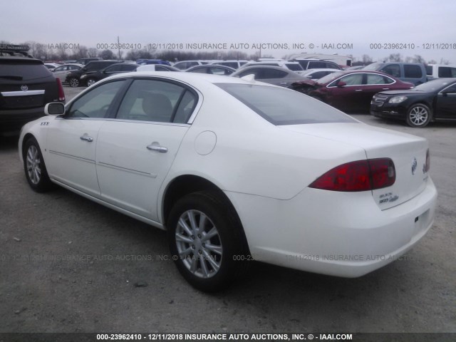 1G4HD57M19U150827 - 2009 BUICK LUCERNE CXL WHITE photo 3