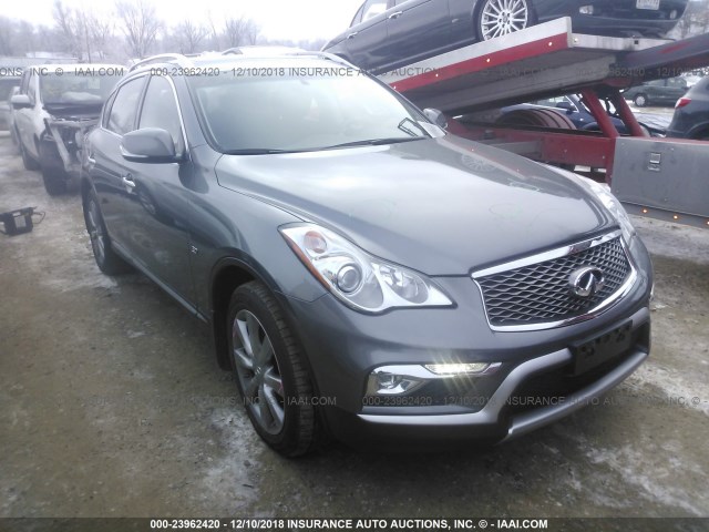 JN1BJ0RR6GM270900 - 2016 INFINITI QX50 GRAY photo 1