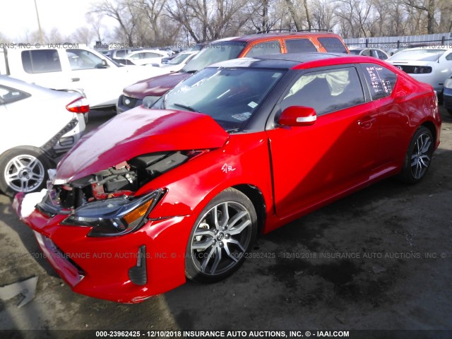 JTKJF5C74GJ015249 - 2016 TOYOTA SCION TC 红色 照片 2
