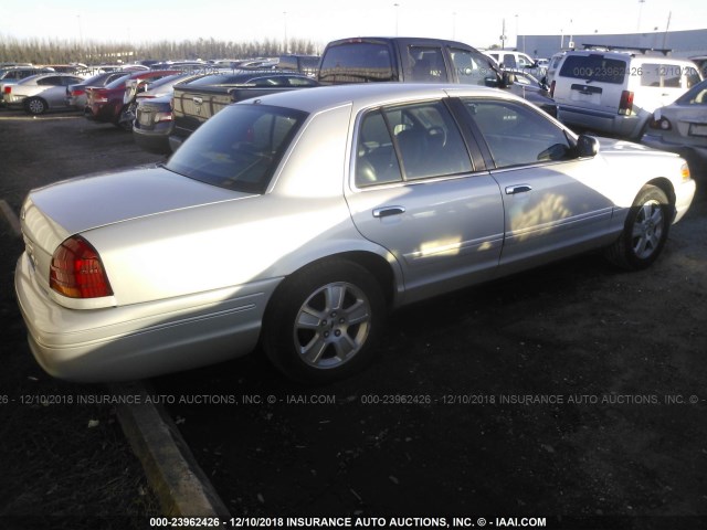 2FAHP74W83X149094 - 2003 FORD CROWN VICTORIA LX SILVER photo 4