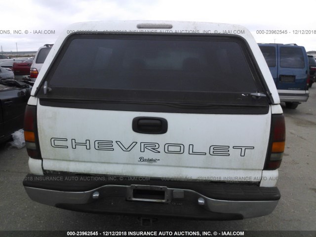 1GCEC14W5YE239494 - 2000 CHEVROLET SILVERADO C1500 WHITE photo 6