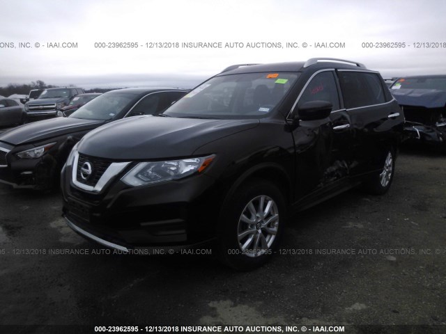 JN8AT2MT0HW136959 - 2017 NISSAN ROGUE S/SL/SV BLACK photo 2