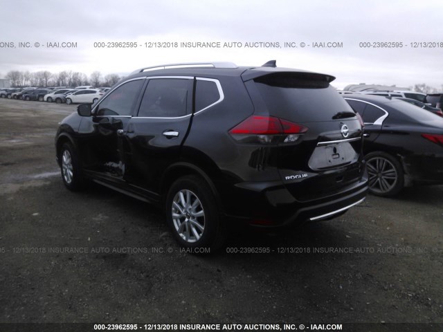 JN8AT2MT0HW136959 - 2017 NISSAN ROGUE S/SL/SV BLACK photo 3