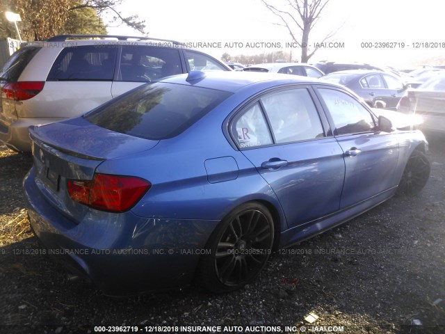 WBA3B9C54FF589267 - 2015 BMW 335 XI Dark Blue photo 4