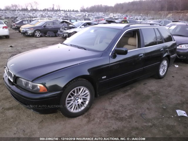 WBADS434X3GE11838 - 2003 BMW 525 IT AUTOMATIC GREEN photo 2