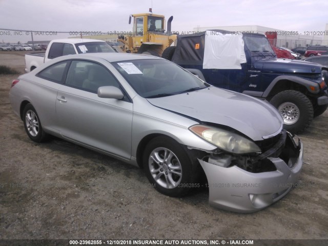 4T1CE38P36U645112 - 2006 TOYOTA CAMRY SOLARA SE/SLE SILVER photo 1