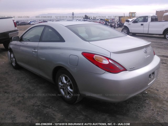 4T1CE38P36U645112 - 2006 TOYOTA CAMRY SOLARA SE/SLE SILVER photo 3