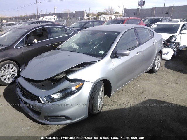 1C3CDFBB2GD766189 - 2016 DODGE DART SXT GRAY photo 1